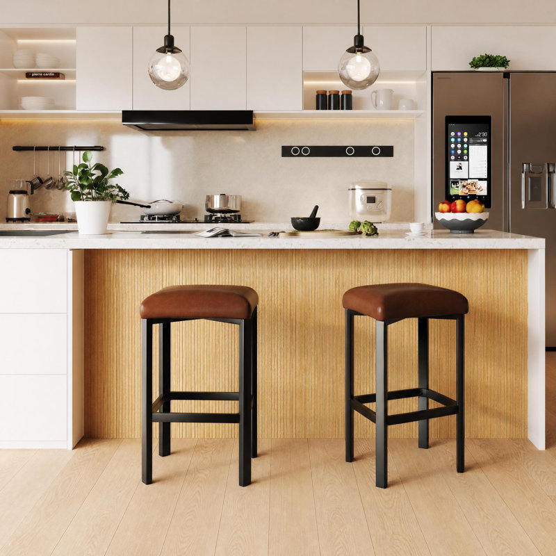 Counter Stool, Brown, 2