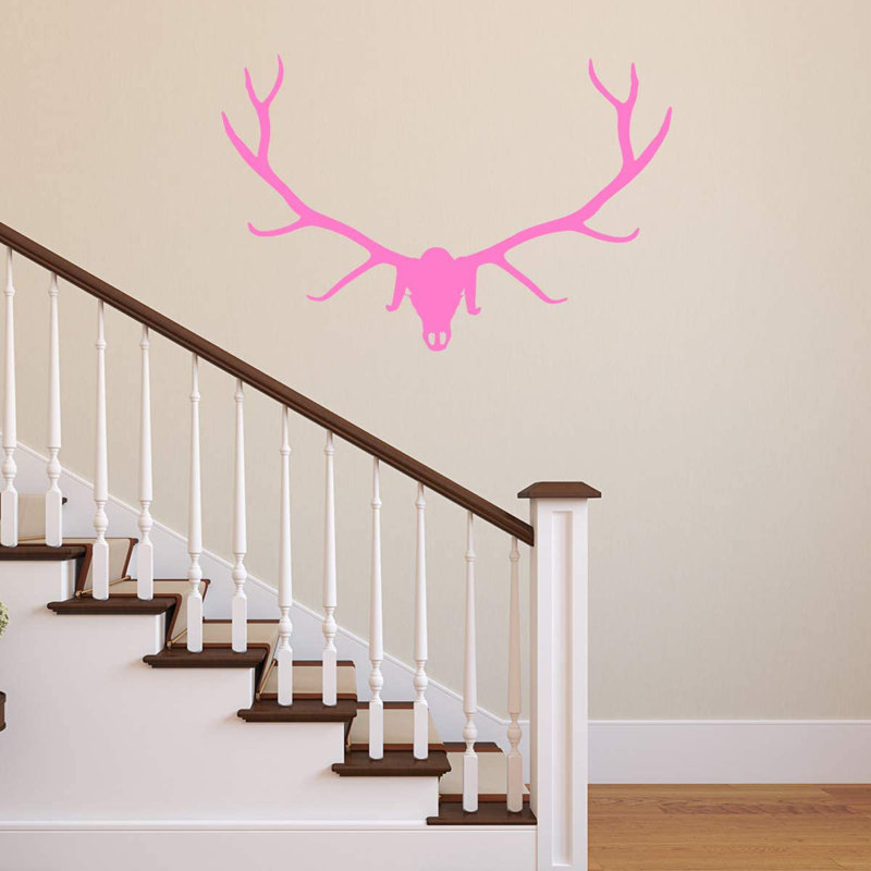 Animals Wall Decal, 18" H x 24.5" W, Pink
