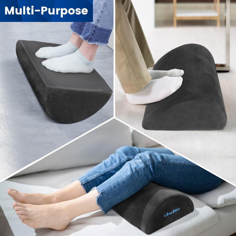 Repose-pieds ToccoLeggero, Gris, H 2 po x l 11 po x P 19,07 po