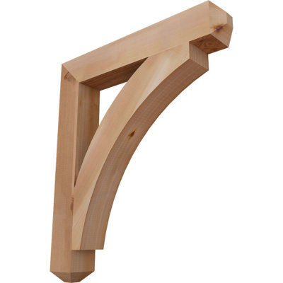 Support l 3 3 1/2 po x P 26 po x H 30 po Thorton Craftsman, cèdre rouge de l'Ouest
