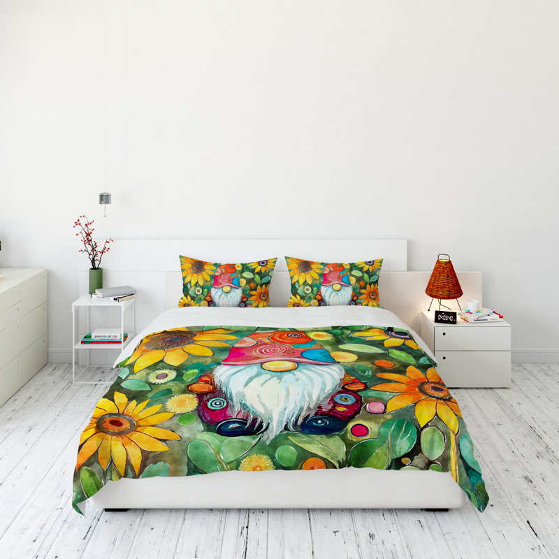 Modern & Contemporary Polyester Duvet Cover, Queen Duvet Cover + 2 Queen Shams