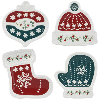 Pfaltzgraff Winterberry Accent Plates, Set of 4