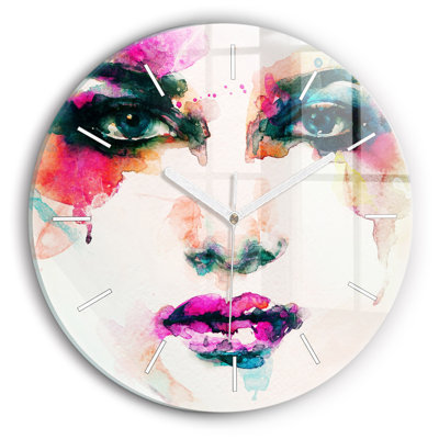 Glass Wall Clock