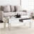 Darien Contemporary Mirrored Rectangular Cocktail Table