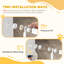 Steel, ABS Pressure Mounted Pet Gate