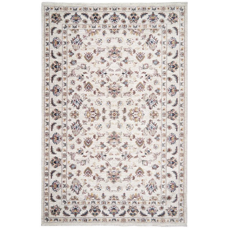 Tapis sarouk en polyester tissé à la machine Charlton Home®, Tapis de couloir 2 pi 2 po x 7 pi 6 po