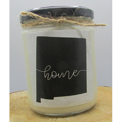 Bougie à pot en coton blanc et bergamote