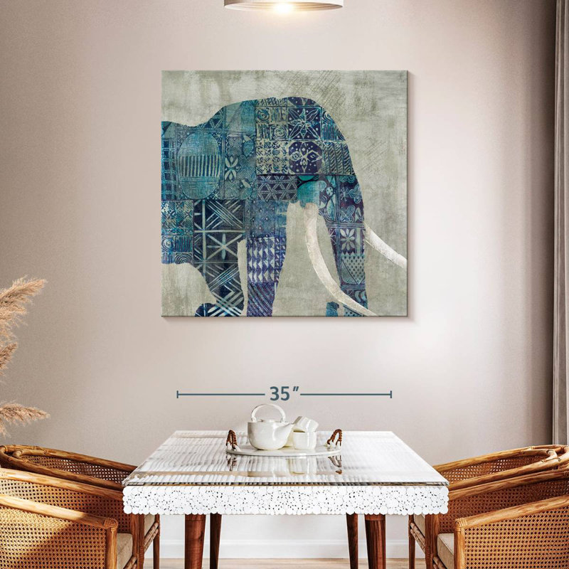 Brampt Botswana Patterns, 39" H x 39" W