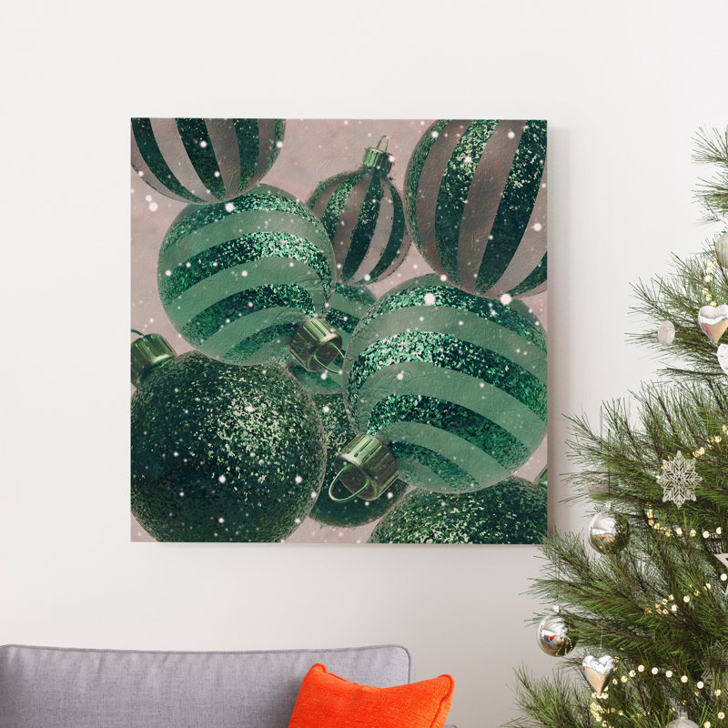 Ornements de Noël IV-reproduction de photo sur toile tendue, H 32 po x l 32 po x P 1 po