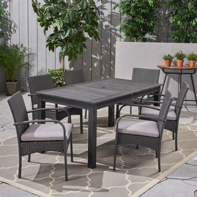 Ensemble repas extensible 7 pièces avec coussins Meissner
