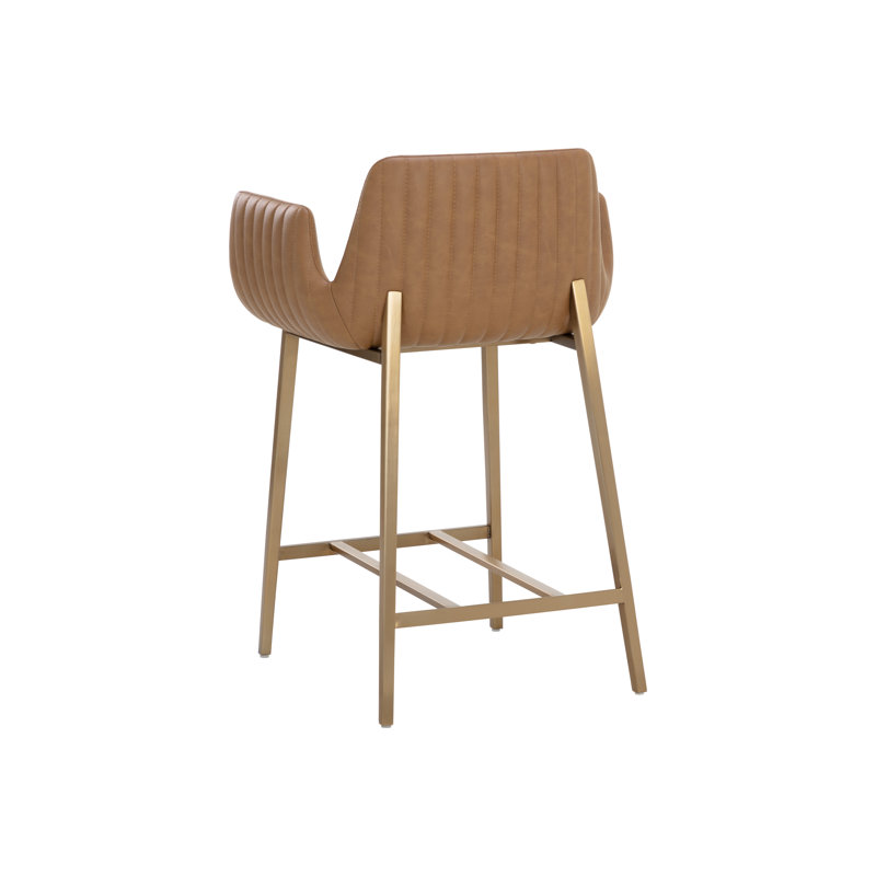 LUCANO COUNTER STOOL - BRAVO BLACK, Counter Stool (26" Seat Height), Black