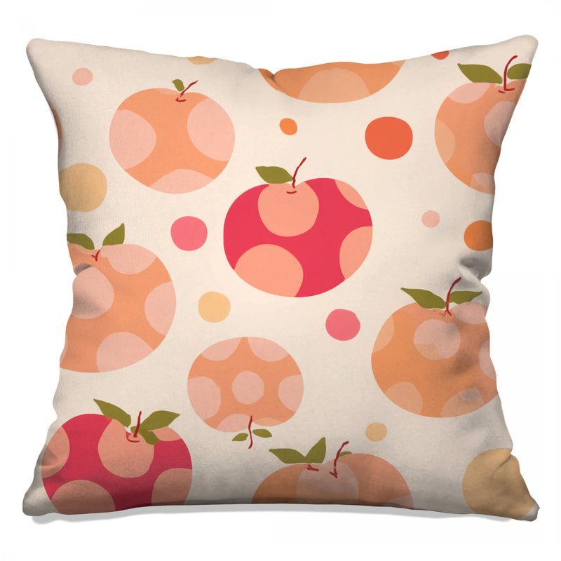 Coussin Apples, 14 X 14 pouces