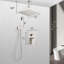 Ensemble de système de douche de plafond avec douchette 12 po