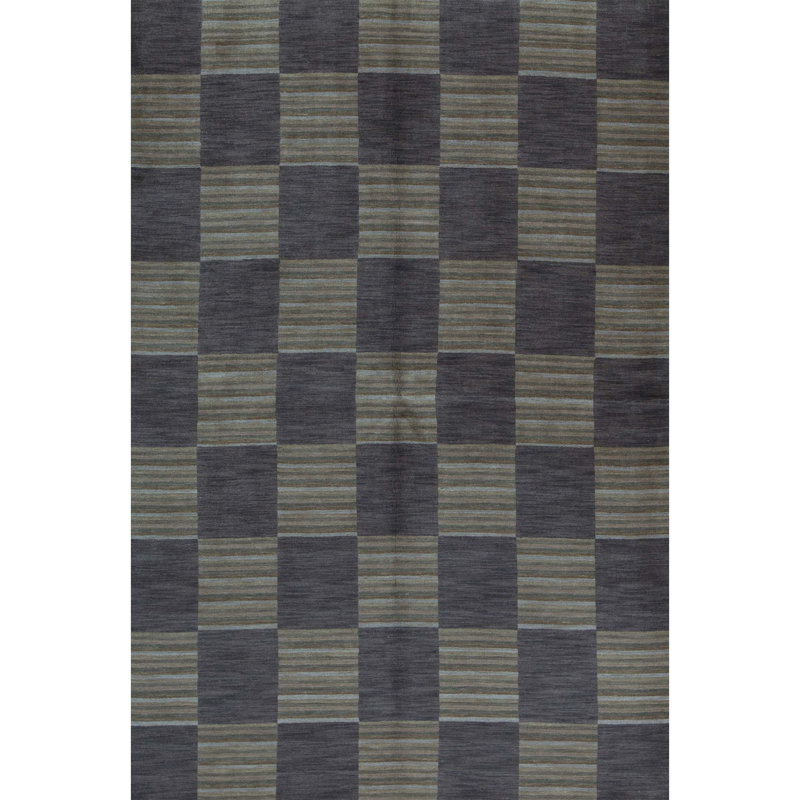 Wool Checkered Indoor Rug
