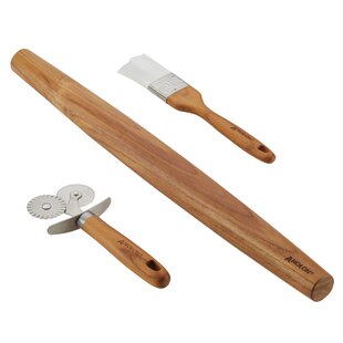 Frieling Pasta Cutters, Set of 4, 12 Inches, Beech Wood