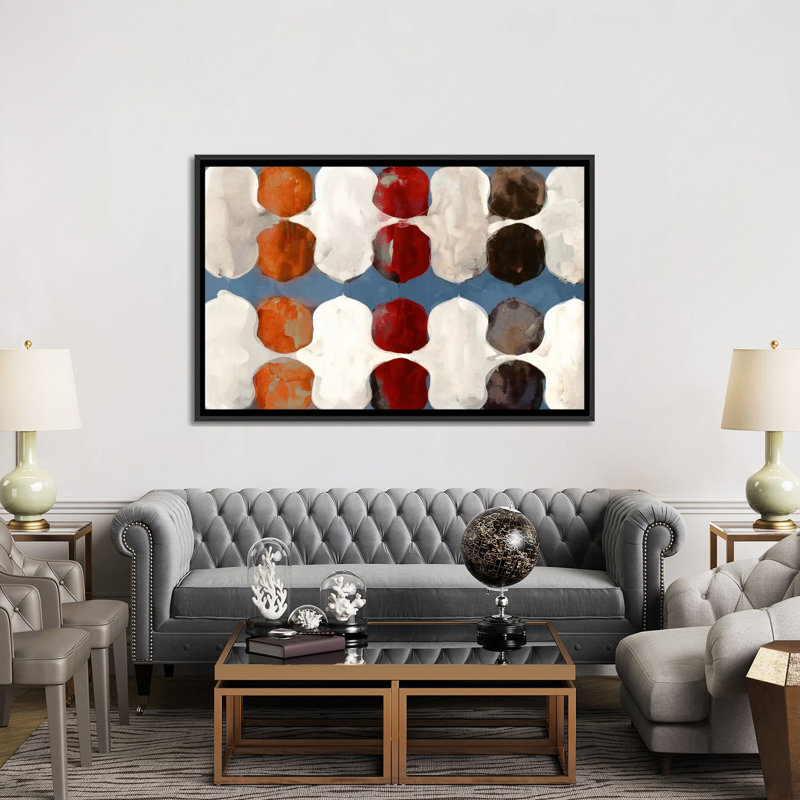 « time », impression sur toile, H 40 po x l 60 po x P 1,5 po, Toile avec cadre noir, Pas de tapis