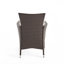 Ensemble de 2 chaises d'extérieur cloutées en osier Clementine