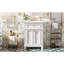 Meuble-lavabo avec lavabo et rangement, 24 po