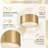 Modern Brass Cylindrical Flush Mount Ceiling Light