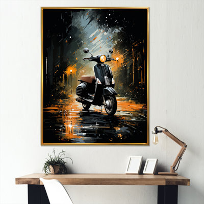 " Night Streets And Scooters I "