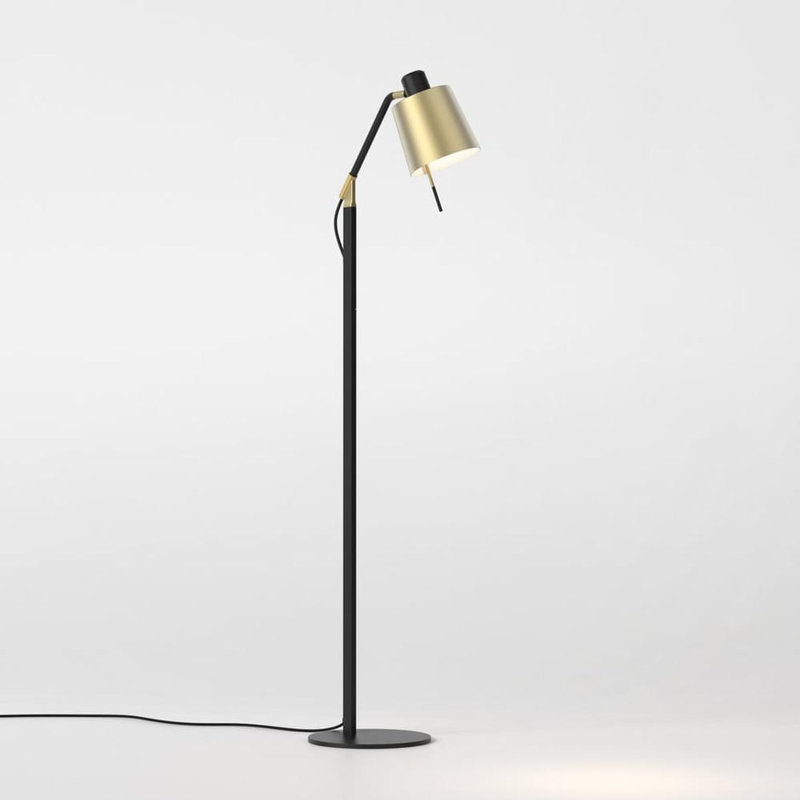 Edward Floor, Matt Black / Matt Gold with Tapered Drum 155, Matt Gold
