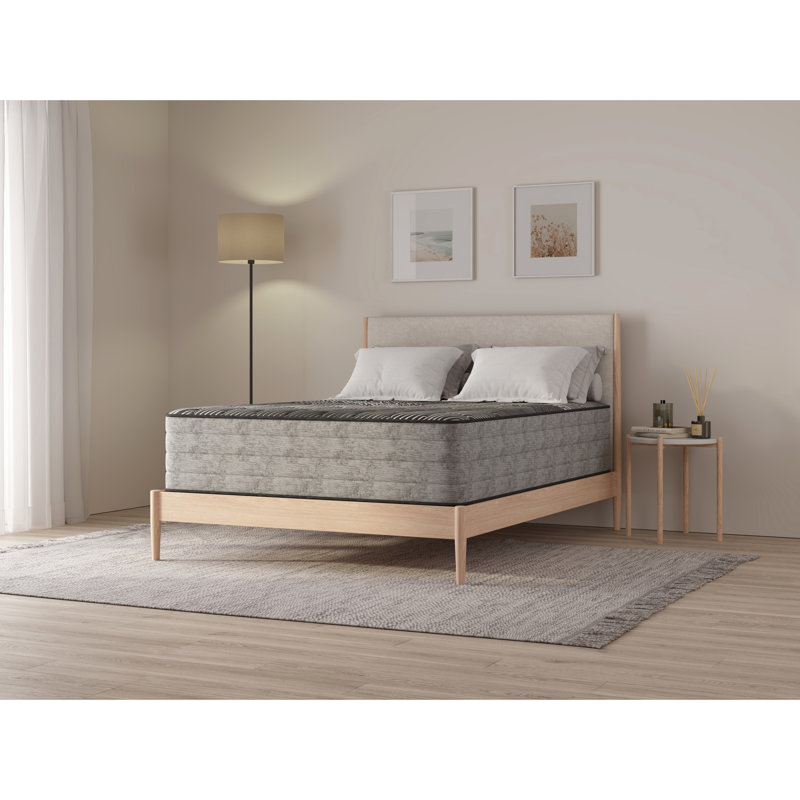 Matelas 14 "Pure Ice King - Glacière et repose-pieds. 1" avec cuivre, gel, argent, graphite. Minimisez les ressorts enroulés sur le bord du périmètre de bruit. Réglable. Sommeil réglable Made In Us. Mouvement combiné réduit