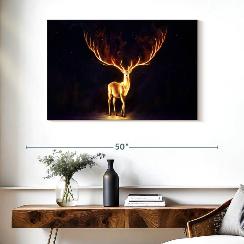 Kelan Fire Walker, 26" H x 39" W
