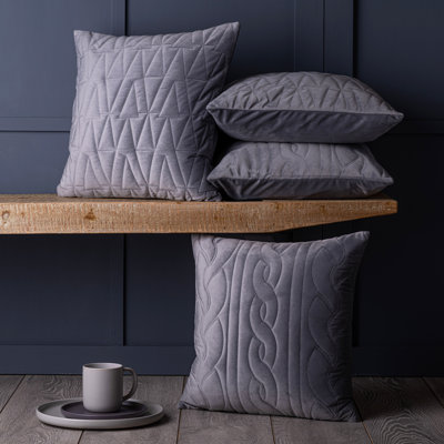 Honaker Geometric Square Cushion Cover