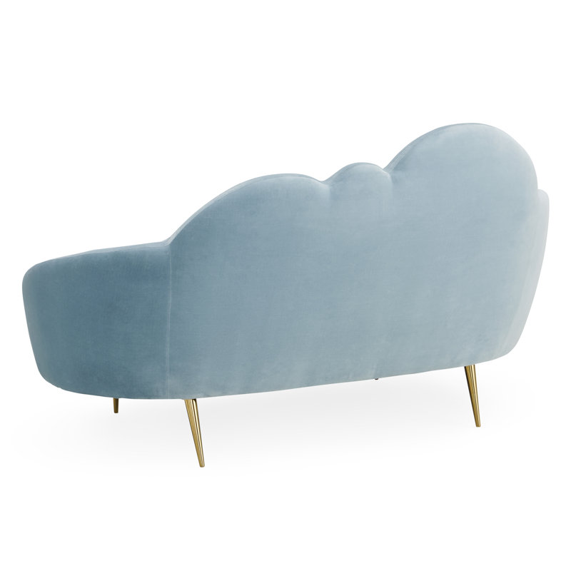 Ether Cloud Settee - Olympus Oatmeal, Rialto Sky