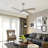 Kyliegh 56'' 4-Blade DC Motor Ceiling Fan with LED Light and Remote-528982589-528982590