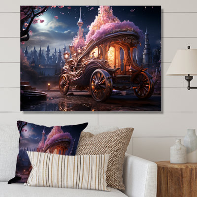 Enchanted Princess Carriage I - Old American Cart, art mural