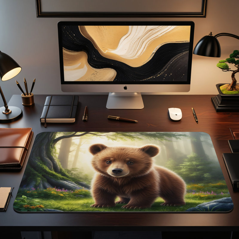 Polyester Desk Pad, 23.6x13.8