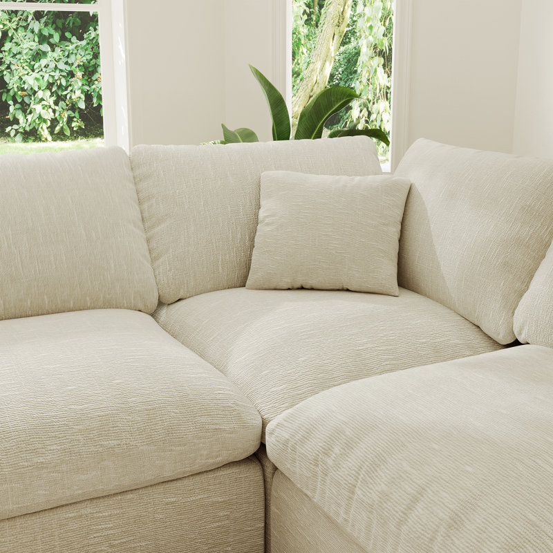 Canapé rembourré, canapé modulaire Cloud Couch, Beige
