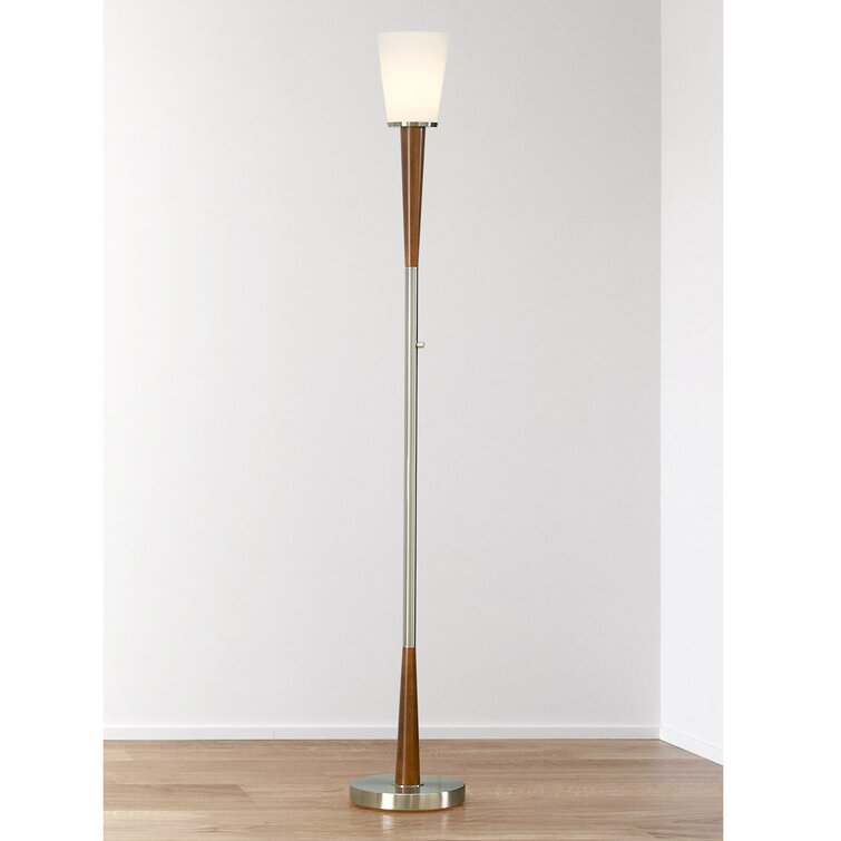 Orren Ellis Voleta 70 LED Torchiere Floor Lamp With Remote Control &  Reviews