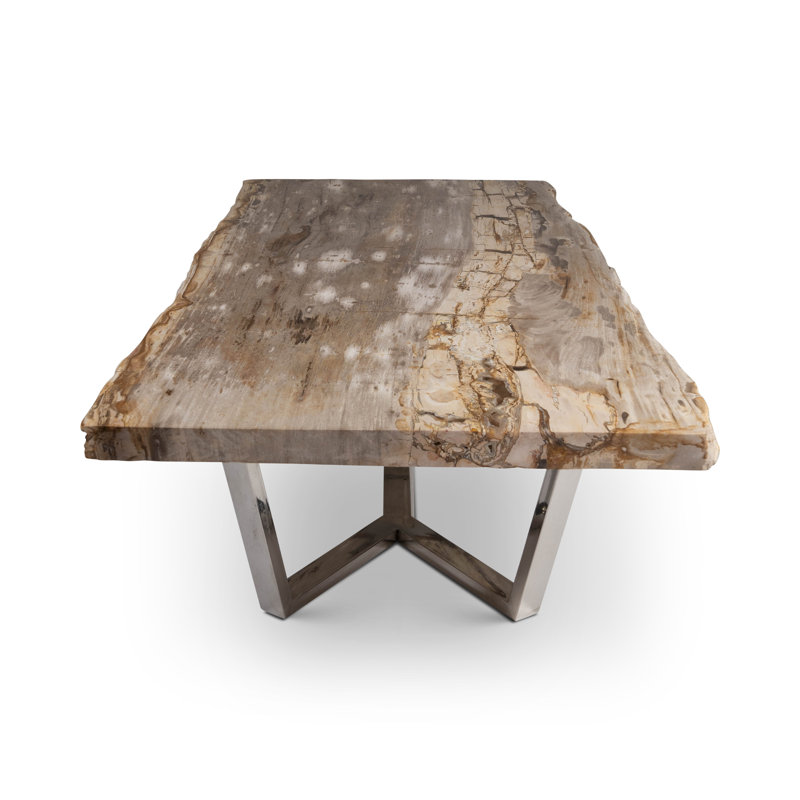 Masso Solid Wood Coffee Table, Natural Light