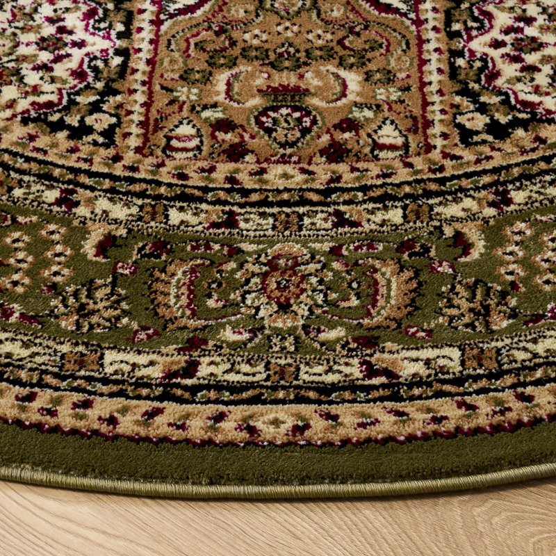 Malayah Performance Oriental Rug, Round 5'3"