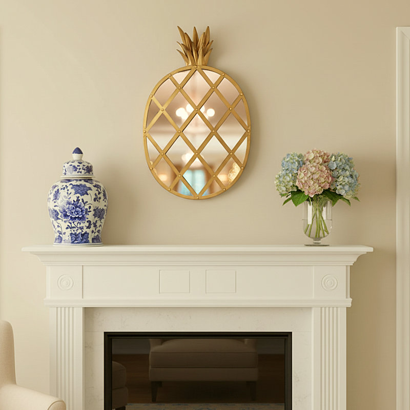 Miroir ananas Nantucket, 25 po