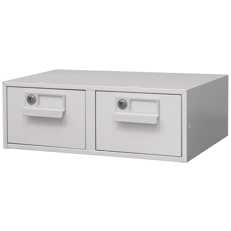 43.4 cm W 2 -Drawer Filing Cabinet, Black