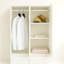 Armoire de rangement modulaire mince en bois avec tiroirs, collection Elise - Finition blanche