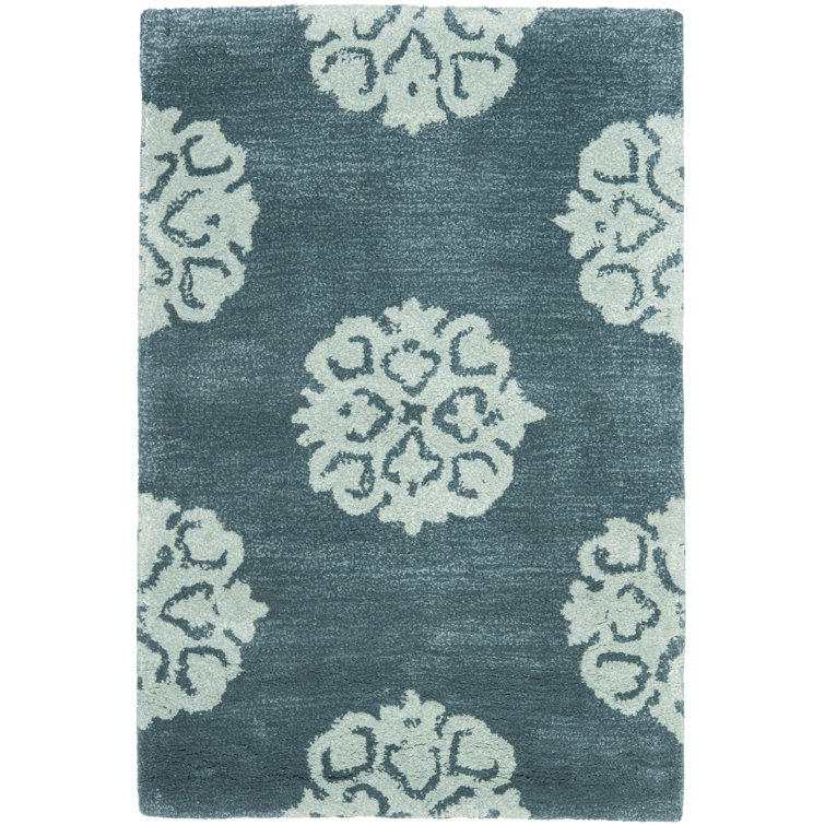 Steve Hand Tufted Wool Damask Rug