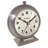 Modern & Contemporary Analogue Metal Quartz Movement / Crystal Tabletop Clock with Alarm in White