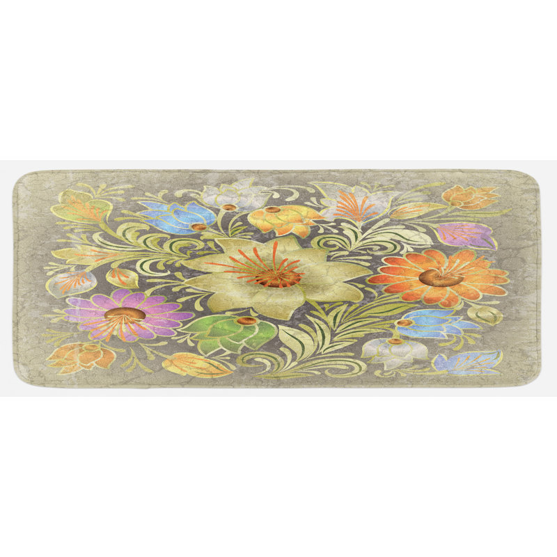 Tapis de cuisine grunge