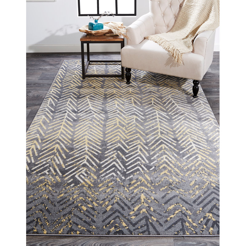 Abstract Indoor Rug, Rectangle 10' x 13'2"