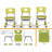 Whiteboard Adjustable Square 4 Students Activity Table
