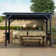6.5 x 12 FT Hardtop Grill Gazebo