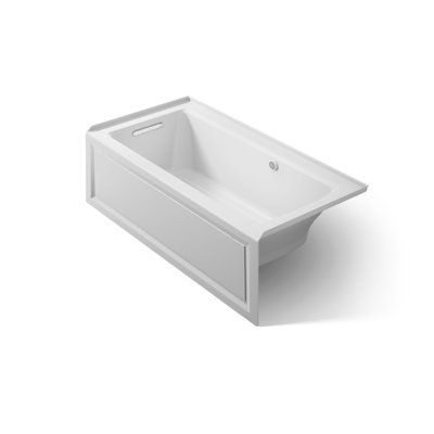 Archer 60" x 30" Alcove Air Acrylic Bathtub with Heater
