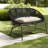 Modern Patio Sofas, Pe Rattan Iron Loveseat, Compact Outdoor Home