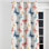 Rideaux à motif animalier avec œillets rouges - 1 panneau