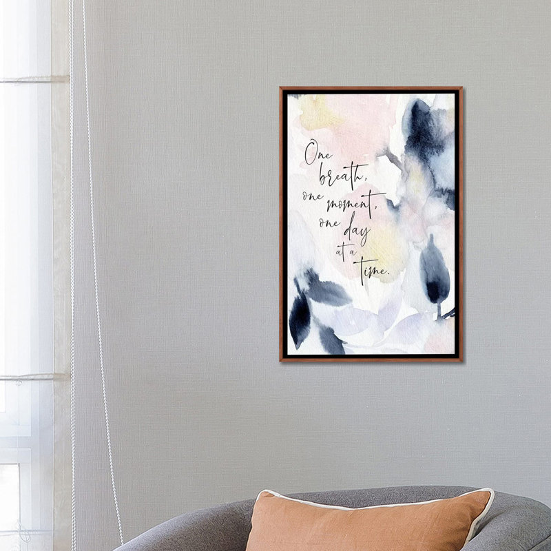 «One Breath» par Stephanie Ryan - reproduction d'art, 26" H x 18" W x1.5" D, Pas de tapis
