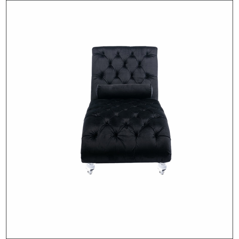 Méridienne Velvet, Noir